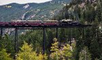 GLRX 111 on the Devil's Gate high trestle